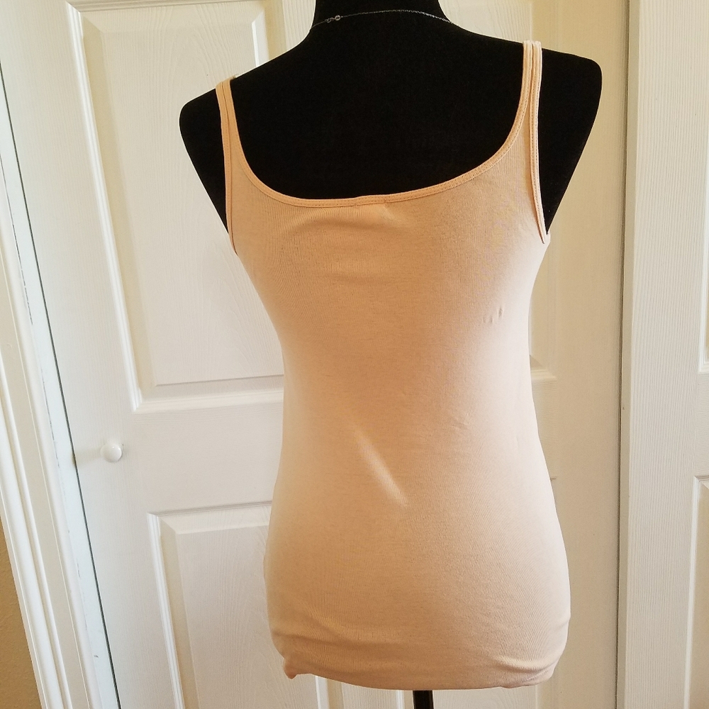 J. Crew Pink Tee with Ruffles - Picture 2 of 6